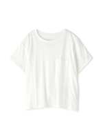 カリフォルニアコットン プリントポケットTシャツ/ホワイト(030)