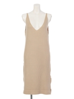 キャミリブワンピース/グレー