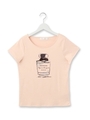 コットンプリントTシャツ/オフホワイト(003)
