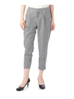 テーパードクロップドパンツ/ブラック(219)