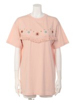 フリンジビジューT/ベビーピンク