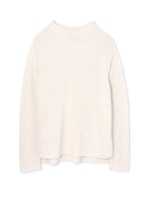 ボトルネックニット/ホワイト(030)