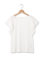 袖スクエアレースプルオーバー/オフホワイト(003)