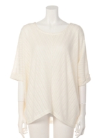 透かしバイヤスT/グレー