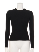 【MODE】fitニットTOPS/ホワイト