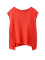 アシンメトリーニットプルオーバー/レッド(062)