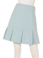 プリーツタックフレアスカート/サックス