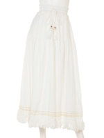 2WAY裾フリンジマキシSK/NVY