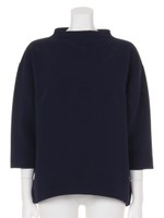 リップルポンチボトルネックTOPS/ネイビー