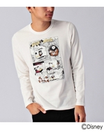 プリント裏毛カットソー(チップ&デール)/ホワイト(001)