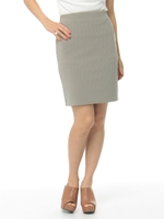 横うねタイトスカート/ブラック