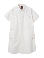 OX S/S SHIRT DRESS/ブルー