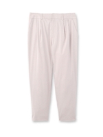 [L]サテンクロップドパンツ/ライトグレー(011)