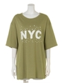 【ANAP】NYC BIG Tシャツ/KHA