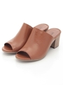 【KAREN LIPPS】FOEMLINE HEEL SANDAL/BROWN LT