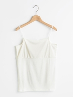 サテンキャミソール/オフ