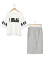 スカート+プルオーバー/ホワイト系(502)