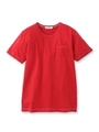 ステッチベーシックTシャツ/レッド(062)