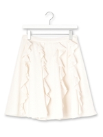 ドビーフレアスカート/アイボリー(004)