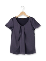 フロント切り替えデザインカットソー/イエロー系(030)