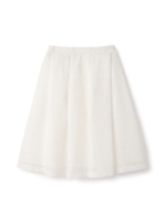 メッシュフレアスカート/イエロー(060)