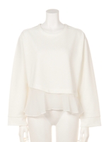 Chiffon Layer TOP/ホワイト