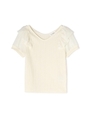 FRILL PUF TOP/ベージュ(040)