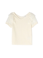 FRILL PUF TOP/ベージュ(040)