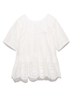 [Balcony and Bed]綿エンブレースブラウス/BLK