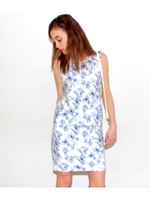 【ANAP】花柄リップルセットアップ/ライトブルー(038)