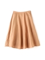 カラーフレアスカート/ベージュ(042)