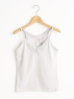 バックレース付キャミソール/ラベンダー