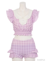 DEAR MY GILR HEART SWIM WEAR/LAVENDER