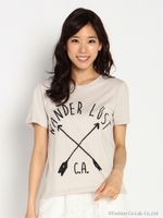 スリットLUSTTシャツ/ライトグレー