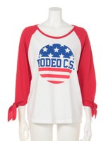 アメリカン ラグラン Tシャツ/RED