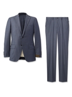 Loro Piana オルタネートピンストライプスーツ/ネイビー(393)