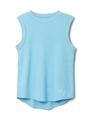 WAFFLE TANK TOP/ライトブルー
