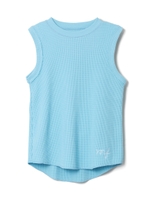 WAFFLE TANK TOP/ライトブルー