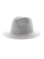 【AZUL by moussy】ノーマルワイドブリムフェルトHAT/GRY