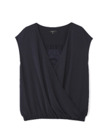 インナー付きカシュクールブラウス/ベージュ(045)