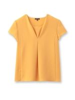 シフォンプレーンシャツ/マスタード(033)