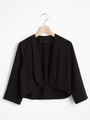 ショールカラーボレロ/ブラック