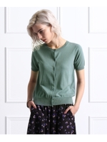 半袖クルーカーディガン/オフホワイト(003)