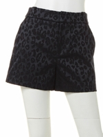LEOPARD SHORT PANT/NAVY