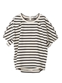 STRIPED H/S TEE/オリーブ