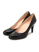 【24/7】Eラウンドパンプス75/Black