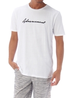【AZUL by moussy】ADVANCEMENTクルーネック半袖T/WHT