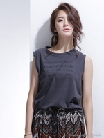 グラフィックノースリーブTee/パターン６