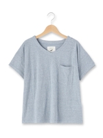 スフレVネックTシャツ/グレー(012)