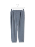 タックテーパードパンツ/ブルー(092)